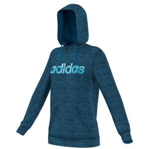 Adidas ClimaWarm NWOT Blue hooded athletic sweatshirt Small